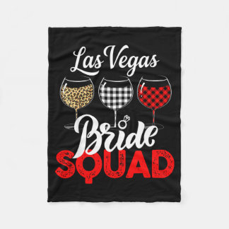 Vegas Bride Squad 2026 Married in Vegas Fleece Deken
