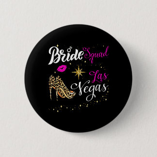 Vegas Bride Squad 2026 Married in Vegas Ronde Button 5,7 Cm