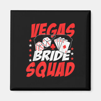 Vegas Bride Squad Wedding Bachelorette Party Magneet