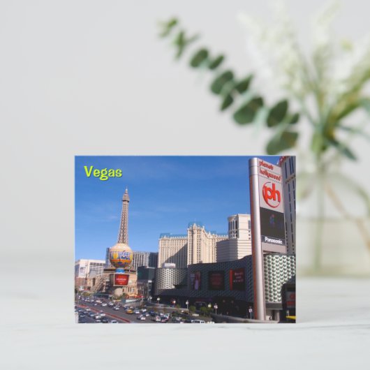 Vegas Briefkaart (Staand voorkant)