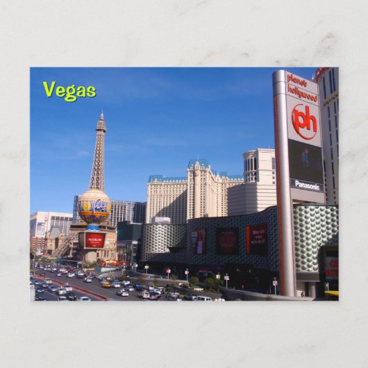 Vegas Briefkaart (Voorkant)