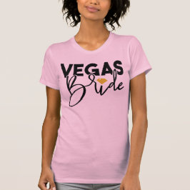 Vegas bruid vrijgezellenfeest t-shirt