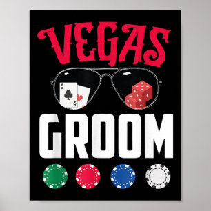Vegas Bruidegom Bruid Verloving Vegas Bachelorette Poster