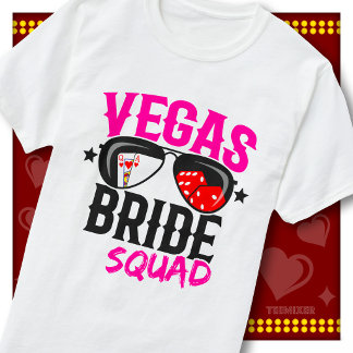 Vegas Bruidsentourage Casino Lieve Bruidsmeisjesfe T-shirt