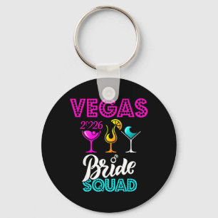 Vegas Bruidsgezelschap 2026 Getrouwd in Vegas Sleutelhanger