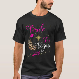 Vegas Bruidsploeg 2026 Getrouwd in Vegas Bachelore T-shirt