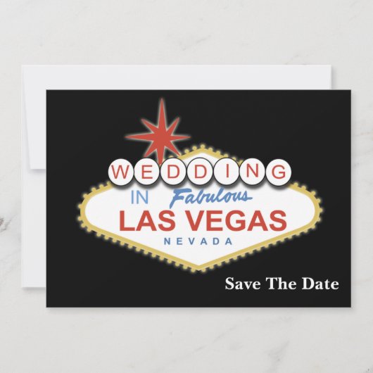 Vegas bruiloft, behalve de date aankondiging (Voorkant)