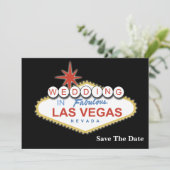 Vegas bruiloft, behalve de date aankondiging (Staand voorkant)