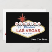 Vegas bruiloft, behalve de date aankondiging (Voorkant / Achterkant)