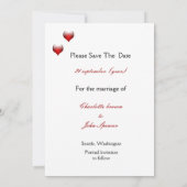 Vegas bruiloft, behalve de date aankondiging (Achterkant)