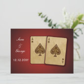 Vegas bruiloft, behalve de date aankondiging (Staand voorkant)