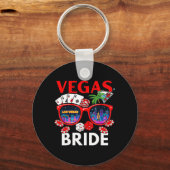 Vegas Bruiloft Bruids-Squad 2026 Bachelor Party Sleutelhanger (Voorkant)