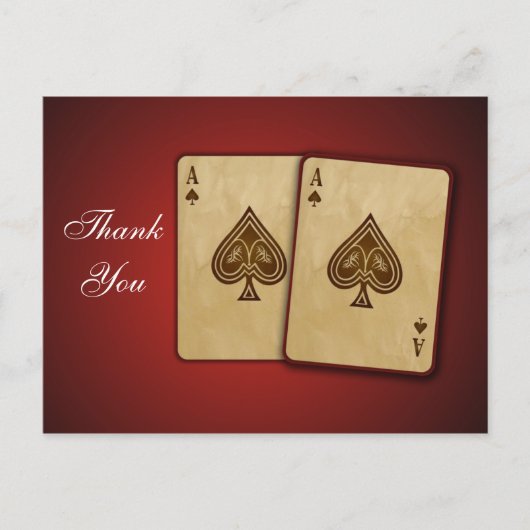 Vegas bruiloft dank u Kaarten (Voorkant)