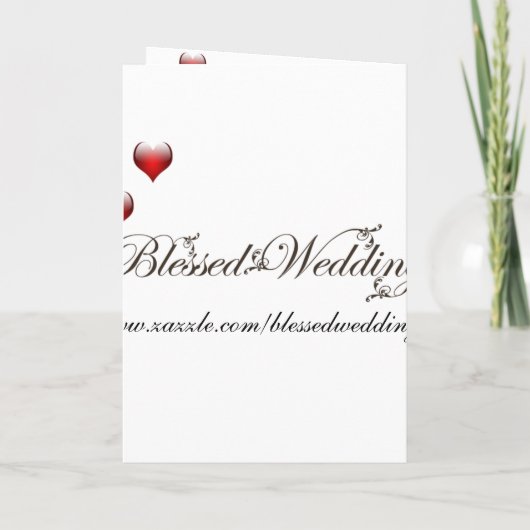 Vegas bruiloft-kaarten (Achterkant)