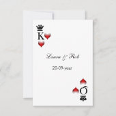 Vegas bruiloft rsvp (Voorkant)