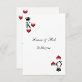 Vegas bruiloft rsvp (Voorkant / Achterkant)