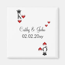 Vegas bruiloft Save the date magnet