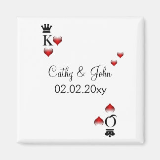 Vegas bruiloft Save the date magnet