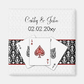 Vegas bruiloft Save the date magnet (Voorkant)