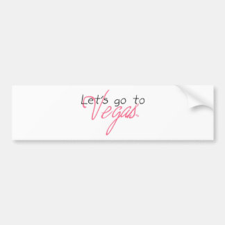 VEGAS! BUMPERSTICKER