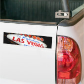 Vegas-Bumpersticker Bumpersticker (Op Truck)