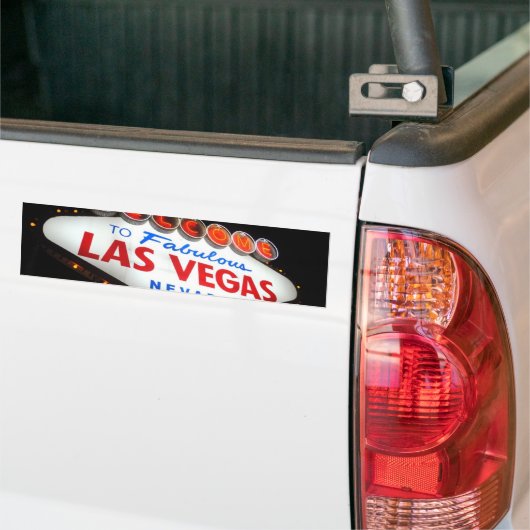 Vegas-Bumpersticker Bumpersticker (Op Truck)