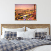 Vegas Canvasprint op Spanning Canvas Afdruk (Insitu (Slaapkamer))
