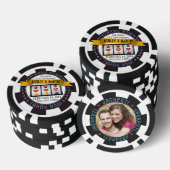 Vegas Casino Bestemming Bruiloft Dank u Favor Pokerchips (Opstapeling)
