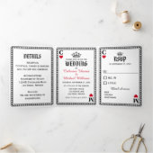 Vegas Casino Bruiloft Spelen Kaart Lucky In Love (Binnen)