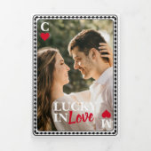 Vegas Casino Bruiloft Spelen Kaart Lucky In Love (Cover)