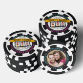 Vegas Casino Destination Wedding Save the Date Pokerchips (Opstapeling)