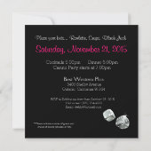 Vegas Casino Feest 50e Verjaardag Kaart (Achterkant)