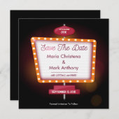 Vegas Casino heeft de datum-aankondiging opgeslage Kaart (Voorkant / Achterkant)