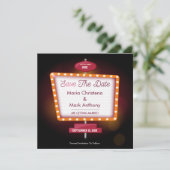 Vegas Casino heeft de datum-aankondiging opgeslage Kaart (Staand voorkant)