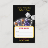 Vegas Casino Nacht Stag & Doe Party Tickets (Achterkant)