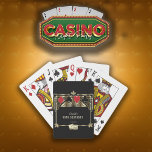 Vegas Casino Royale Great 40th Birthday Pokerkaarten<br><div class="desc">IEDERE LEEFTIJD! Koninklijk, kaartontwerp Grote en Casino-thema. Het is voorzien van een geweldige, Roaring-stijl uit 1920, de oude Hollywood Art Deco-stijl, royal faux gold freer-de-lis, lettertypen, een paar dobbelstenen, ook, speelkaartjes met een gouden randen. Gebruik het gereedschap Personaliseren om je gegevens toe te voegen. Voor meer, bezoek alsjeblieft mijn Casino-Collectie....</div>