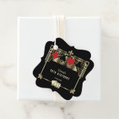 Vegas Casino Royale Great Gatsby 40ste verjaardag Bedankjes Labels (In situ)