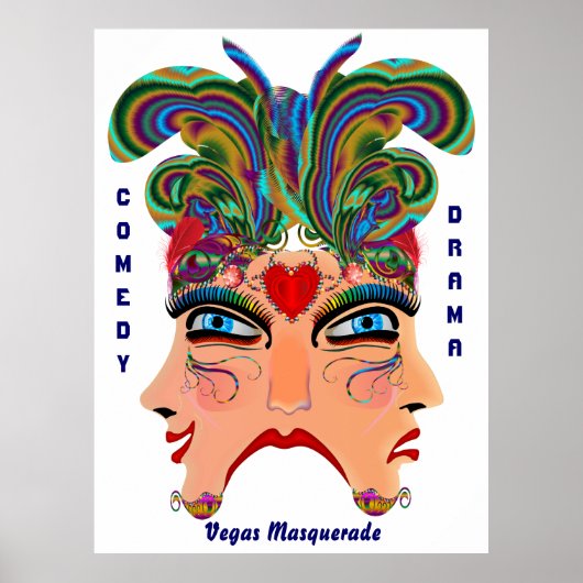 Vegas Casino Style Uitzicht notities Poster (Voorkant)