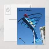 Vegas Coctail Briefkaart (Voorkant / Achterkant)