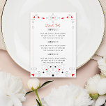 Vegas Cupid's Hearts Diamonds Wedding Details Kaart<br><div class="desc">Kaart aan lay-out om het even welke extra informatie zoals ontvangstdetails of reisinformatie voor uw gasten. Kies om het even welk groottedocument; dit wordt getoond op standaard uitnodigingsgrootte,  5x7</div>