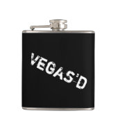 Vegas D Vinyl Wrapped Flask Heupfles (Voorkant)