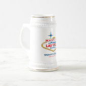 Vegas Destination Wedding Commemorative Stein Bierpul (Voorkant links)