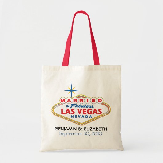 Vegas Destination Wedding Commemorative Tas (Voorkant)