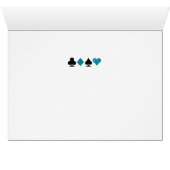 Vegas Destiny Blue Glitter Dank je wel (Binnen Horizontaal (Onder))