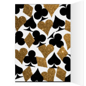 Vegas Destiny Gold Glitter Foto Bedankt Opmerking (Binnen (Links))