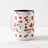 Vegas Dice en Chips 15 oz Two-Tone Mok (Voorkant links)