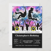 Vegas disco gokken thema party club scene kaart (Voorkant)