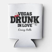 Vegas Dronken in Love vrijgezellenfeest Blikjeskoeler (Voorkant)