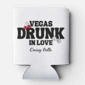 Vegas Dronken in Love vrijgezellenfeest Blikjeskoeler (Achterkant)