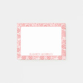 Vegas esthetische roze gepersonaliseerde casino post-it® notes (Voorkant)